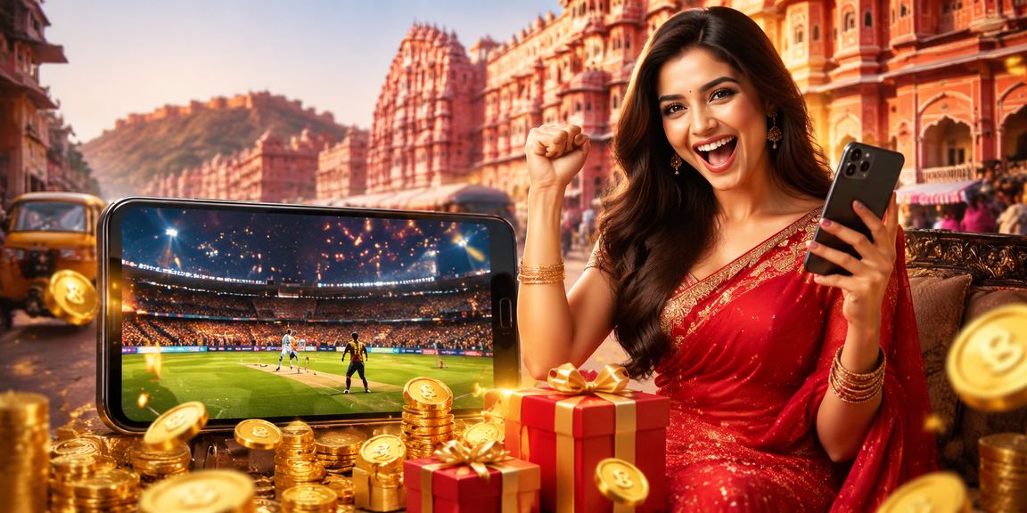 Mobile casino gaming scene with festive Indian red-gold ambiance